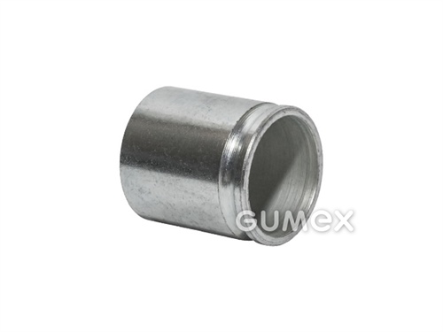Schlauchhülse für glatten PTFE Gewebeschlauch, DN 1/8"
, Stahl, 